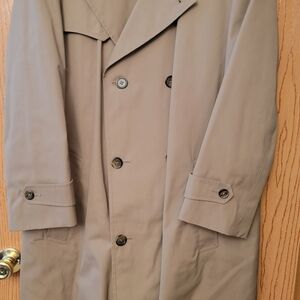 Elegant Beige Trench Coat for Men